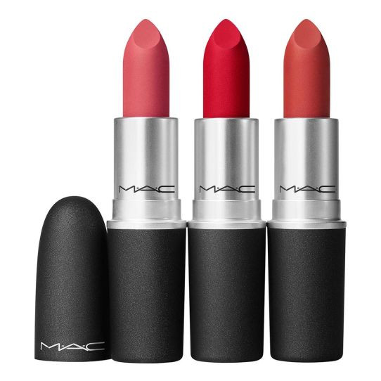 MAC Travel Exclusive Powder Kiss Me Goodbye Lipstick Trio Set 3x3.1g